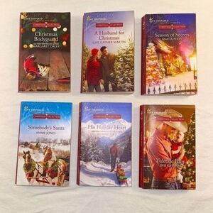 Granny’s Reads! Love Inspired Inspirational Romance Christmas‎ - Lot of 6 Books
